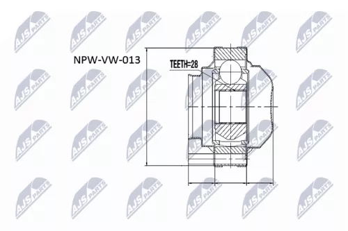 Front Left Front Right Inner Rear Left Rear Right NTY Cv Joint & Boot Kit