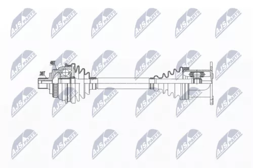 NTY NTY (NPW-VW-037) Front Right Front Left NTY Drive Shaft 