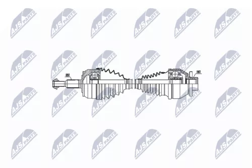 NTY NPW-VW-046 Drive Shaft