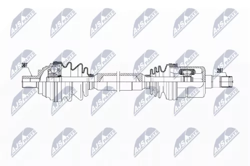 Front Right NTY Drive Shaft