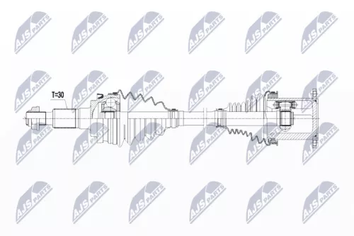NTY NTY NPW-VW-065 NTY NPW-VW-065 Drive Shaft 