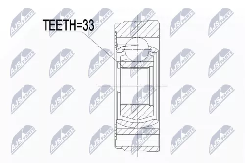 NTY NTY (NPW-VW-068) Joint Kit, drive shaft 