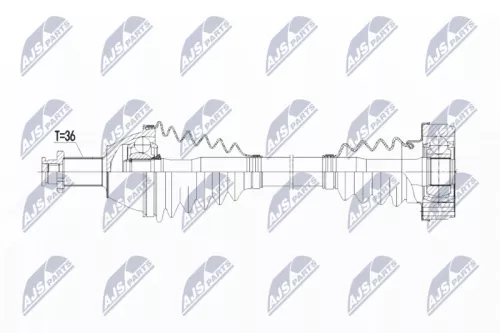 NTY NPW-VW-069 Drive Shaft