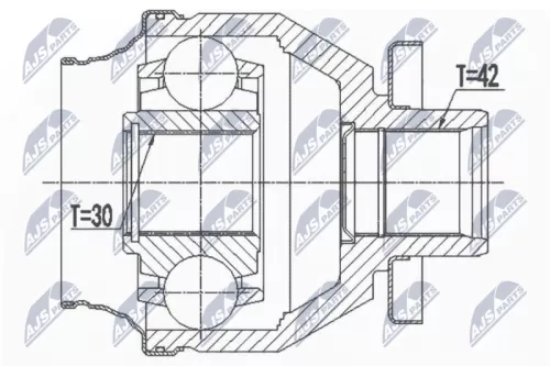 NTY NTY (NPW-VW-138) Joint Kit, drive shaft 