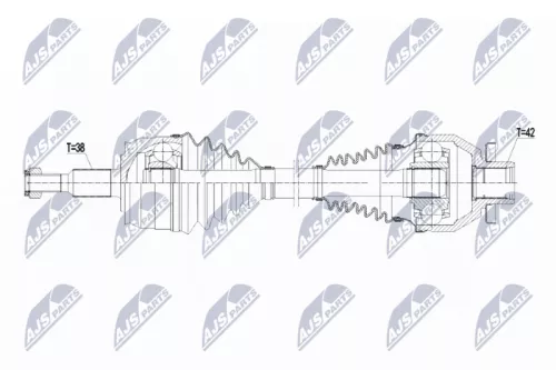 NTY NPW-VW-139 Drive Shaft