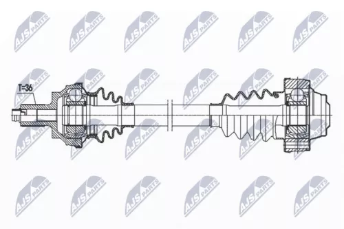 Rear Right NTY Drive Shaft