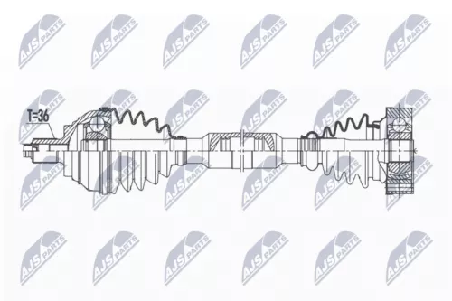 NTY NTY NPW-VW-171 NTY NPW-VW-171 Drive Shaft 