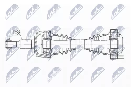 NTY NPW-VW-176 Drive Shaft
