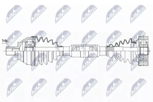 Front Right NTY Drive Shaft