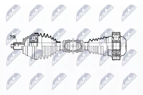 NTY NPW-VW-193 Drive Shaft