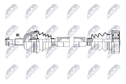 NTY NTY NPW-VW-199 NTY NPW-VW-199 Drive Shaft 
