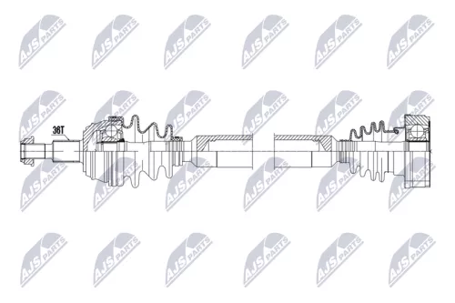 NTY NTY NPW-VW-200 NTY NPW-VW-200 Drive Shaft 