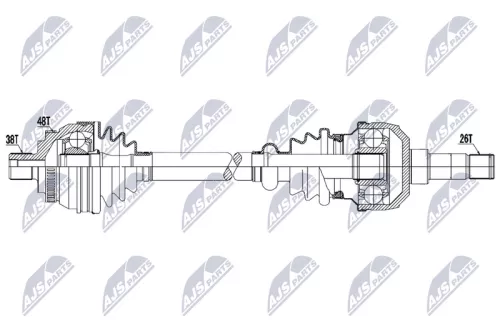 NTY NTY NPW-VW-202 NTY NPW-VW-202 Drive Shaft 