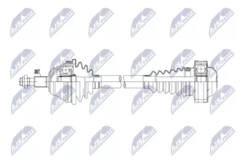NTY NTY NPW-VW-215 NTY NPW-VW-215 Drive Shaft 