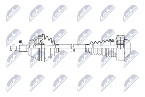 NTY NTY NPW-VW-216 NTY NPW-VW-216 Drive Shaft 