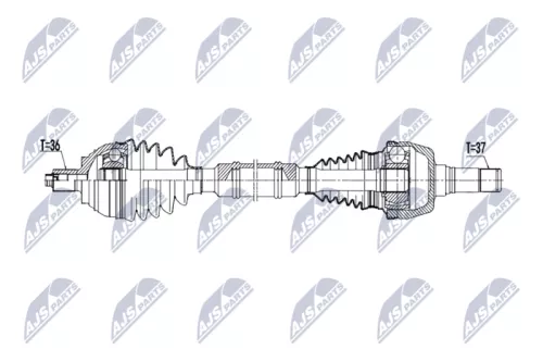 NTY NTY NPW-VW-221 NTY NPW-VW-221 Drive Shaft 