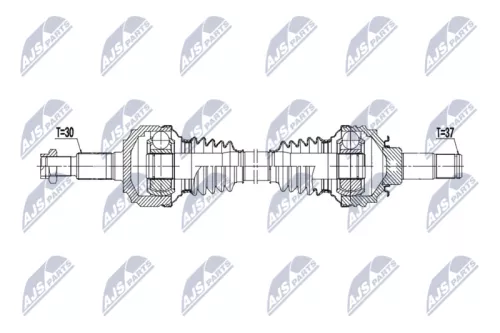 NTY NTY NPW-VW-222 NTY NPW-VW-222 Drive Shaft 