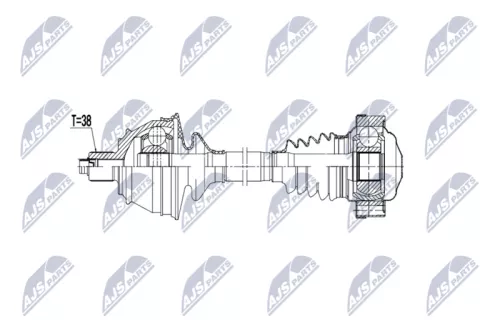 NTY NTY NPW-VW-239 NTY NPW-VW-239 Drive Shaft 