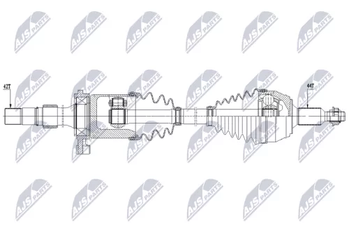 NTY NPW-VW-243 Drive Shaft