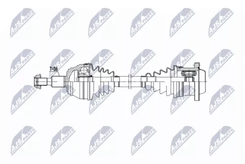 NTY NPW-VW-250 Drive Shaft