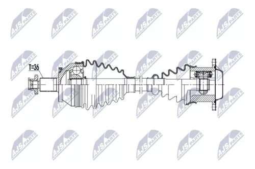 NTY NPW-VW-252 Drive Shaft