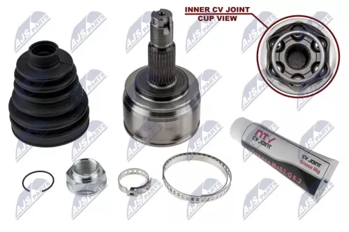 NTY NTY NPZ-AR-017 Front Outer NTY Cv Joint & Boot Kit 