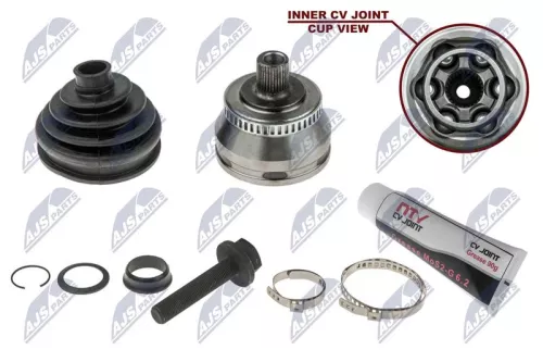 NTY NTY NPZ-AU-043 Front Left Front Right NTY Cv Joint & Boot Kit 