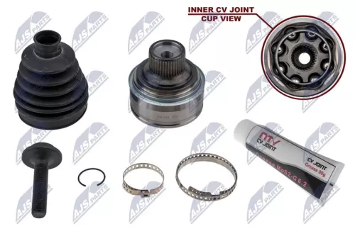 NTY NTY NPZ-AU-058 Front Left Front Right Outer NTY Cv Joint & Boot Kit 