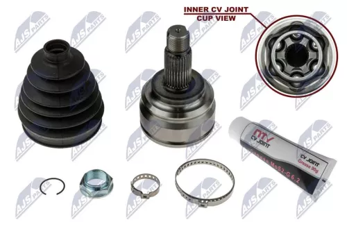 NTY NTY NPZ-BM-001 Front Right Front Left NTY Cv Joint & Boot Kit 