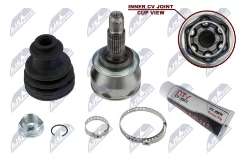 NTY NTY NPZ-BM-019 Front Left Front Right NTY Cv Joint & Boot Kit 