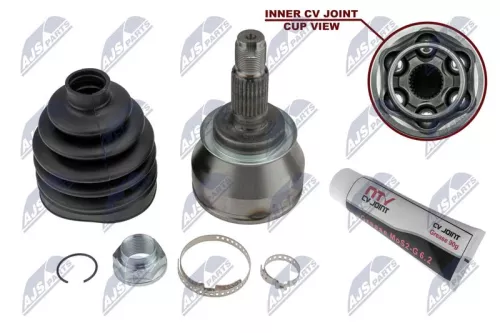 NTY NTY NPZ-BM-020 Front Front Left Front Right NTY Cv Joint & Boot Kit 