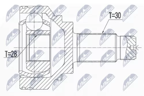 Rear Left Rear Right NTY Cv Joint & Boot Kit