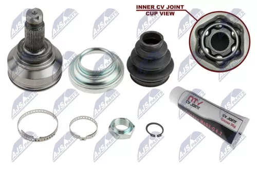 NTY NTY NPZ-BM-028 Rear Left Rear Right NTY Cv Joint & Boot Kit 