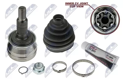 NTY NTY NPZ-CH-027 Front Outer NTY Cv Joint & Boot Kit 