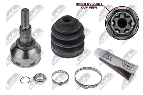 NTY NTY NPZ-CH-029 Front Left Front Right Rear Left Rear Right NTY Cv Joint & Boot Kit 