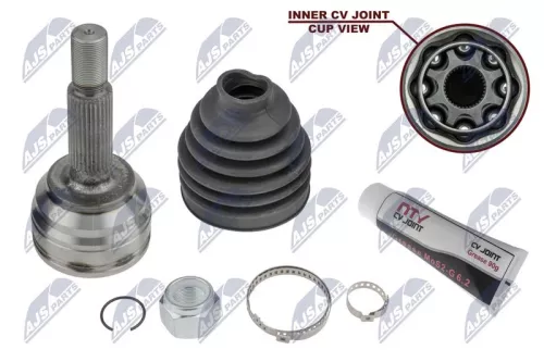 NTY NTY NPZ-CH-033 Front NTY Cv Joint & Boot Kit 