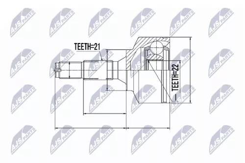 Front Right Front Left NTY Cv Joint & Boot Kit
