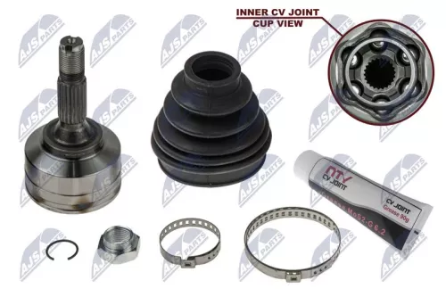NTY NTY NPZ-CT-011 Front Right Front Left NTY Cv Joint & Boot Kit 