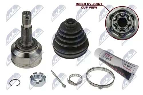 NTY NTY NPZ-CT-019 Outer NTY Cv Joint & Boot Kit 