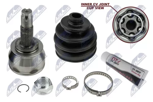 NTY NTY NPZ-CT-024 Front Left Front Right NTY Cv Joint & Boot Kit 