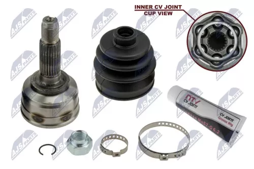 NTY NTY NPZ-DA-012 Front Right Front Left NTY Cv Joint & Boot Kit 