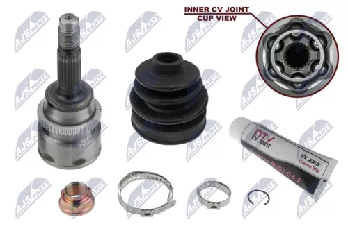 NTY NTY NPZ-DA-015 Front NTY Cv Joint & Boot Kit 