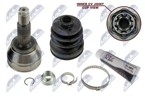 NTY NTY NPZ-FR-014 Front Left Front Right NTY Cv Joint & Boot Kit 