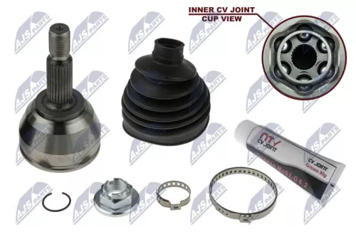 NTY NTY NPZ-FR-017 Front Left Front Right NTY Cv Joint & Boot Kit 