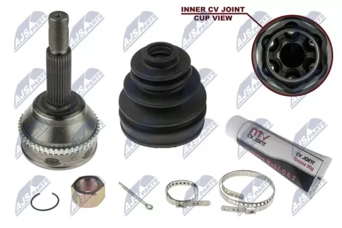 NTY NTY NPZ-FR-032 Front Left Front Right NTY Cv Joint & Boot Kit 