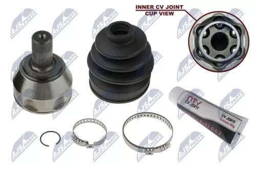 NTY NTY NPZ-FR-040 Front Right Front Left NTY Cv Joint & Boot Kit 