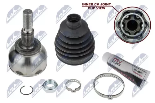 NTY NTY NPZ-FR-044 Front Left Front Right NTY Cv Joint & Boot Kit 