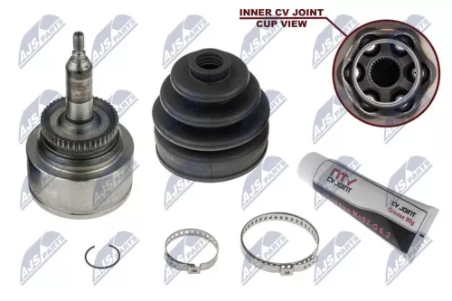 NTY NTY NPZ-FR-045 Front Left Front Right NTY Cv Joint & Boot Kit 