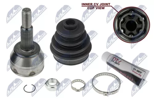 NTY NTY NPZ-FR-048 Front Right Front Left NTY Cv Joint & Boot Kit 