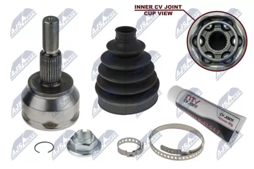 NTY NTY NPZ-FR-049 Front Left NTY Cv Joint & Boot Kit 
